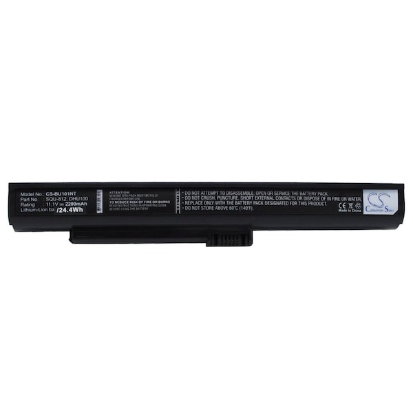 Bsc Preferred Fujitsu M2010 Netbook M2010 2200mAh Laptop and Notebook Replacement Battery CS-BU101NT.2 - main